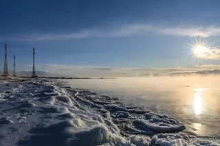 Космический лед Байкала