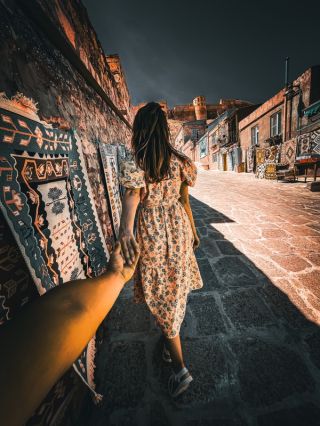 Огни ночного Дербента