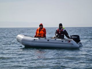 По Японскому морю на моторной лодке!