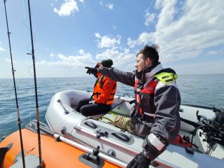 По Японскому морю на моторной лодке!