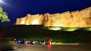 Дербент и экраноплан «Лунь» из Каспийска