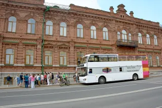 По Уфе — на двухэтажном автобусе