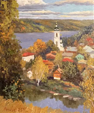 Живописный Плёс — на арт-пикнике (или в мастерской в холодное время года)