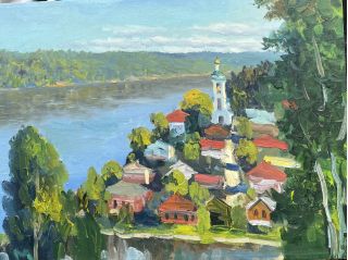 Живописный Плёс — на арт-пикнике (или в мастерской в холодное время года)