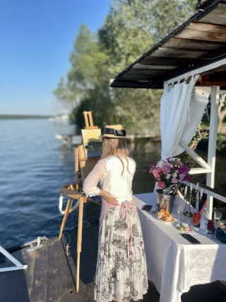 Живописный Плёс — на арт-пикнике (или в мастерской в холодное время года)